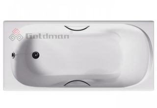 Ванна чугунная Goldman Nova NV17080 170x80см с ножками